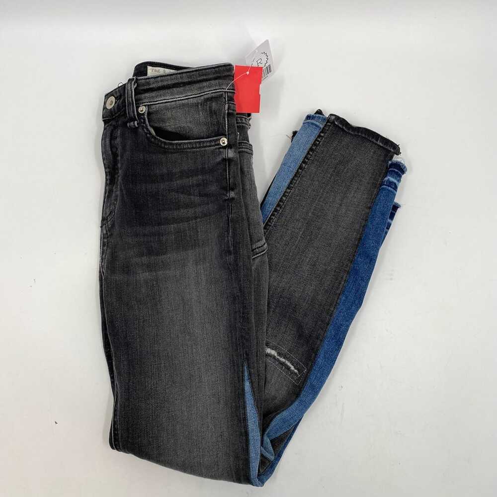 rag & bone Black Blue High Rise Jeans Ankle | Womens 25